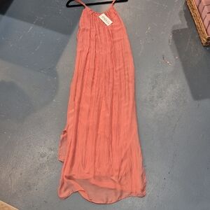 Flowy Pink Maxi Dress